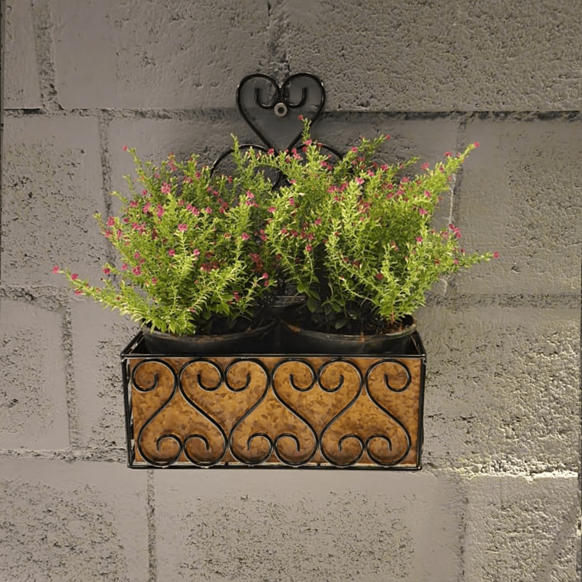 Scroll Wall Planters ~ Set of 2