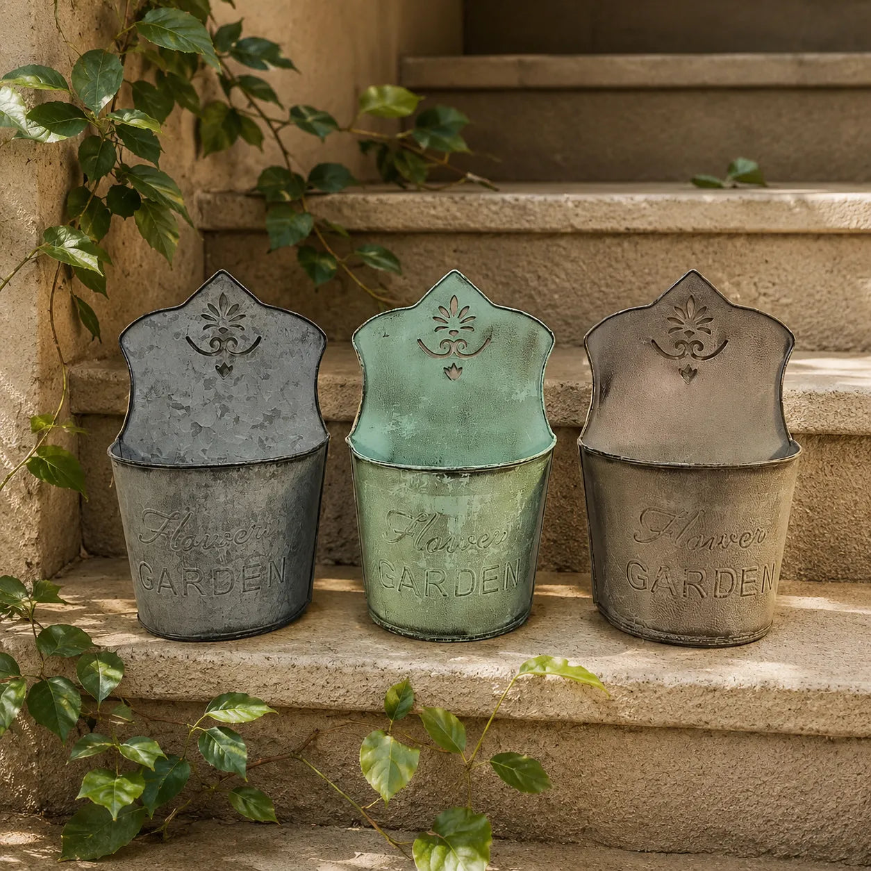 Assorted Wall Mount Planter Set of 3