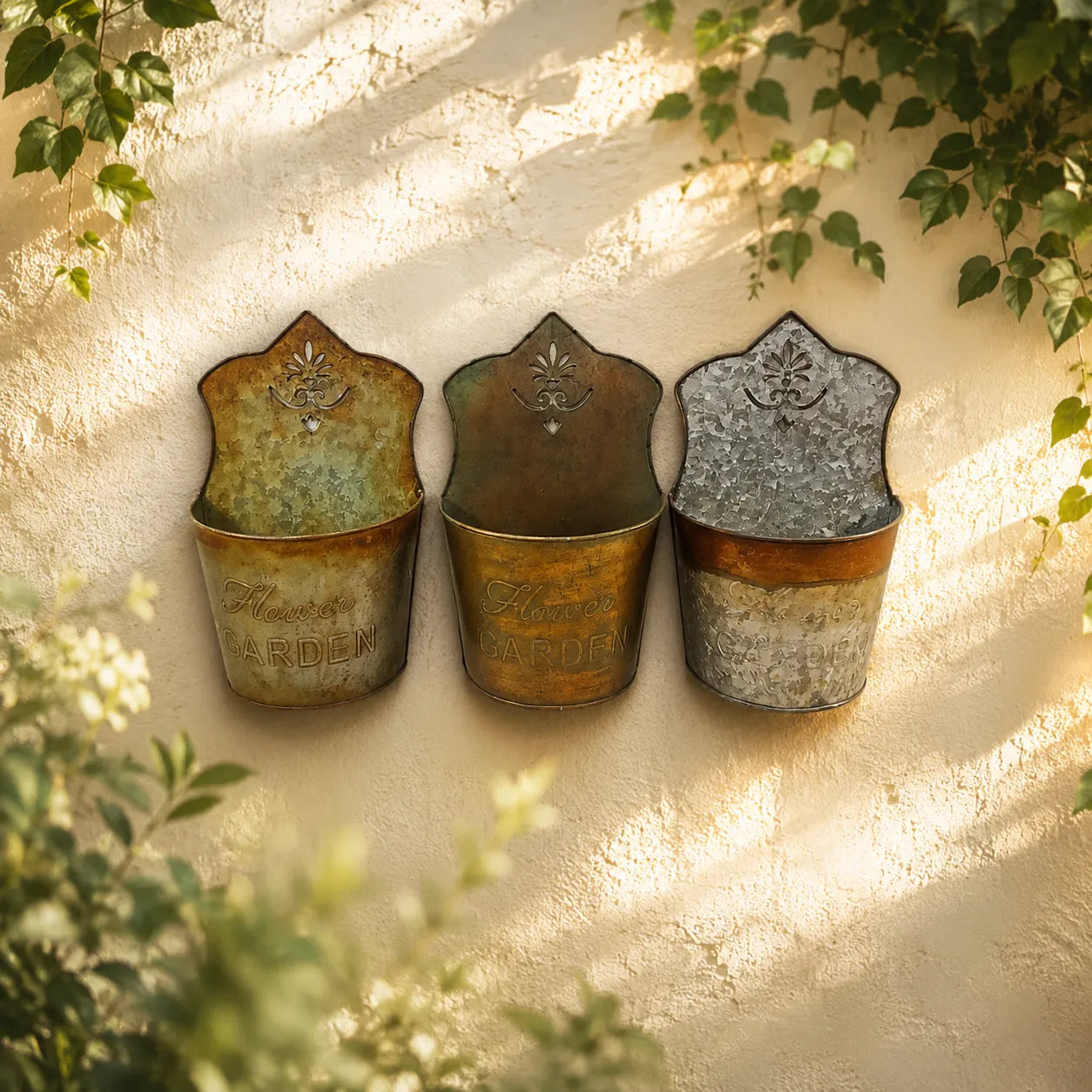 Assorted Wall Mount Planter Set of 3