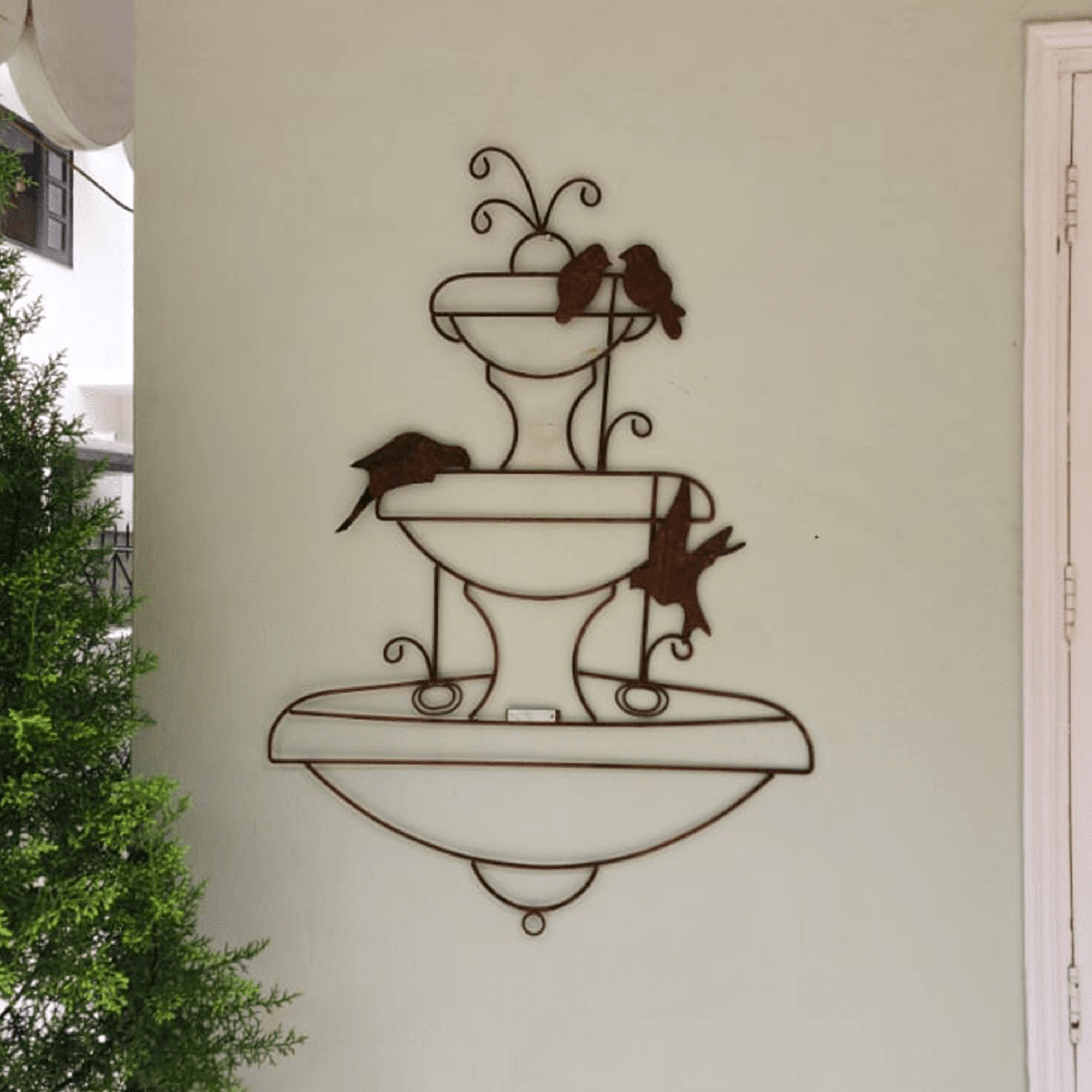 Bird Fountain ~ Garden Wall Accent