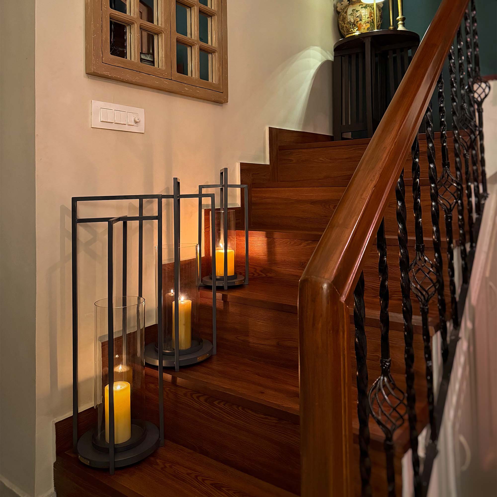 Urban Glow Lantern with String Light