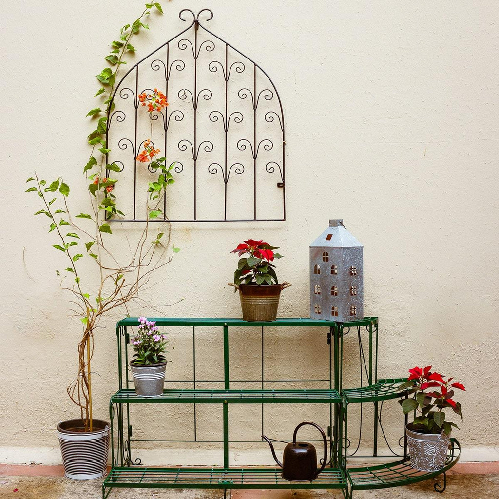 Outdoor Plant Stand for Plants Rectangular Etagere EarthGarden