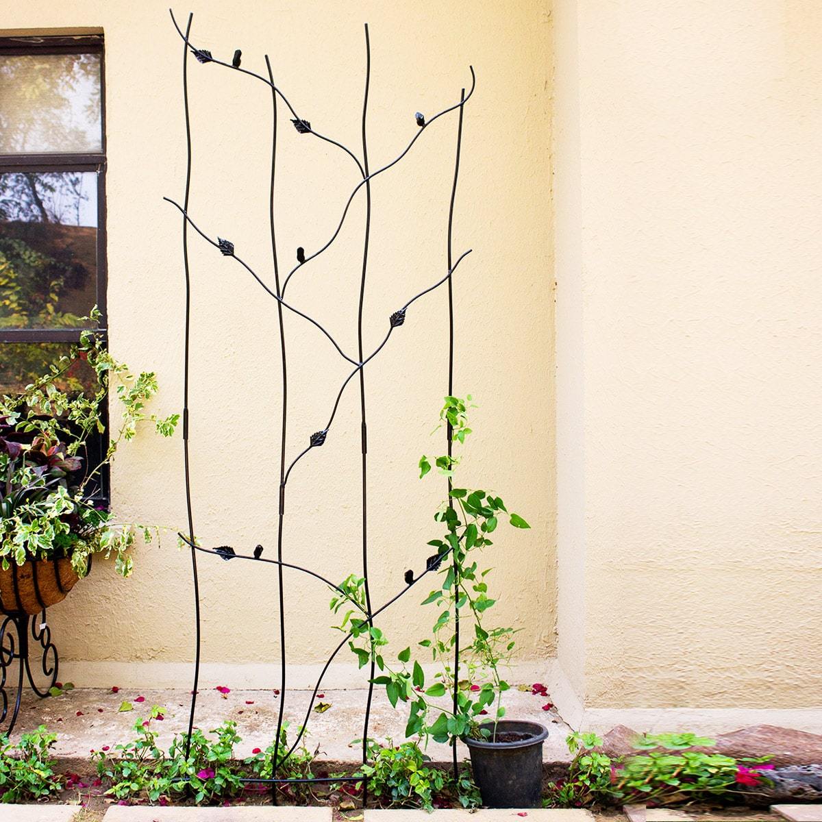 Twining Leaf & Bird Trellis - Large