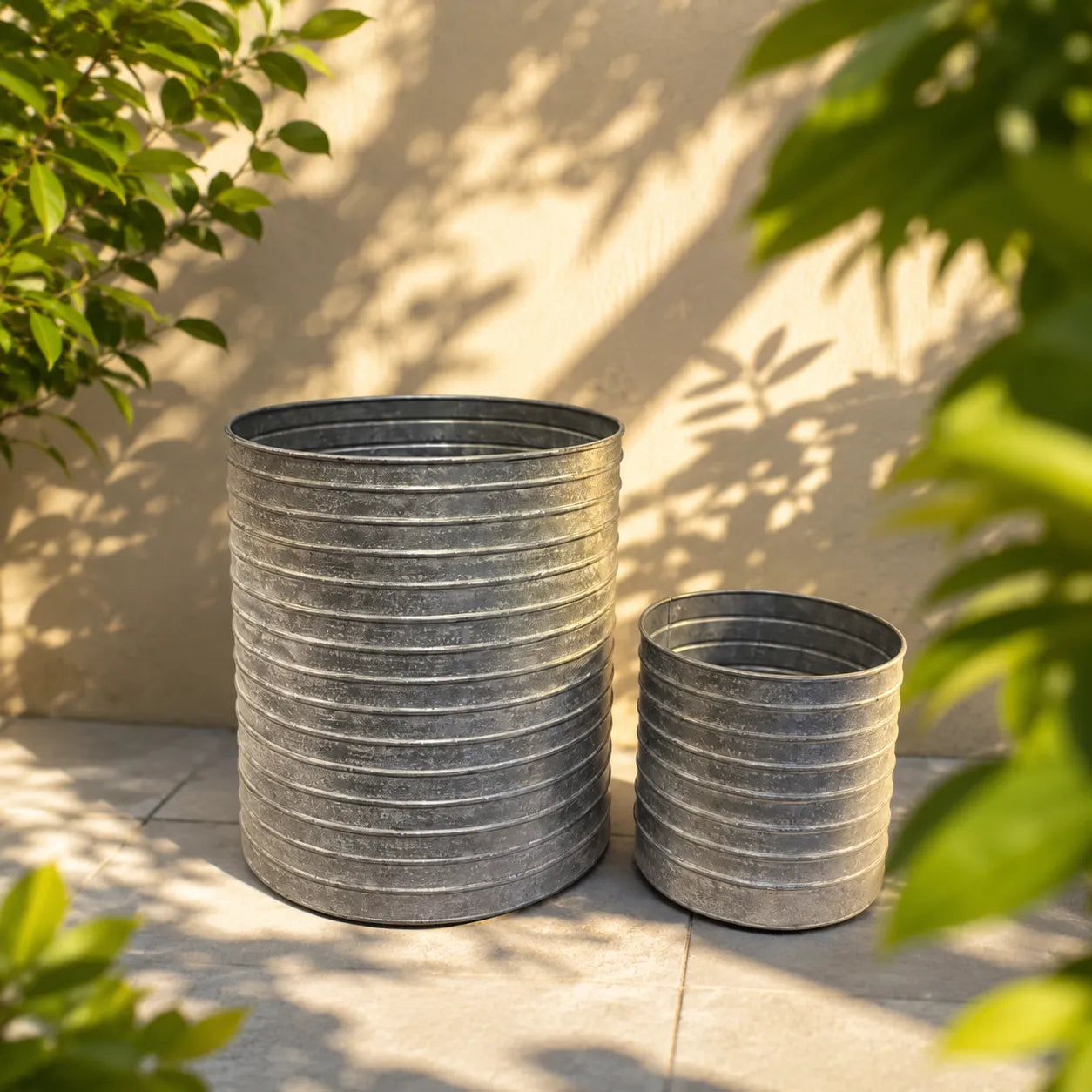 Cylinder Planter Set of 2