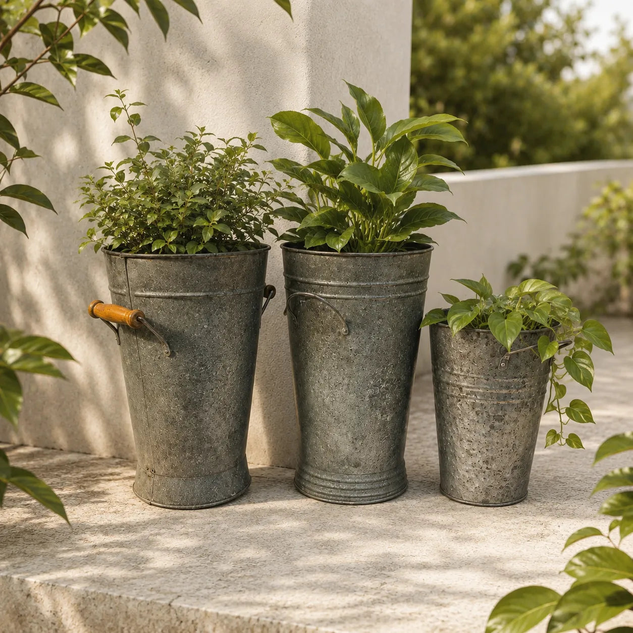 Assorted Round Planter Set of 3