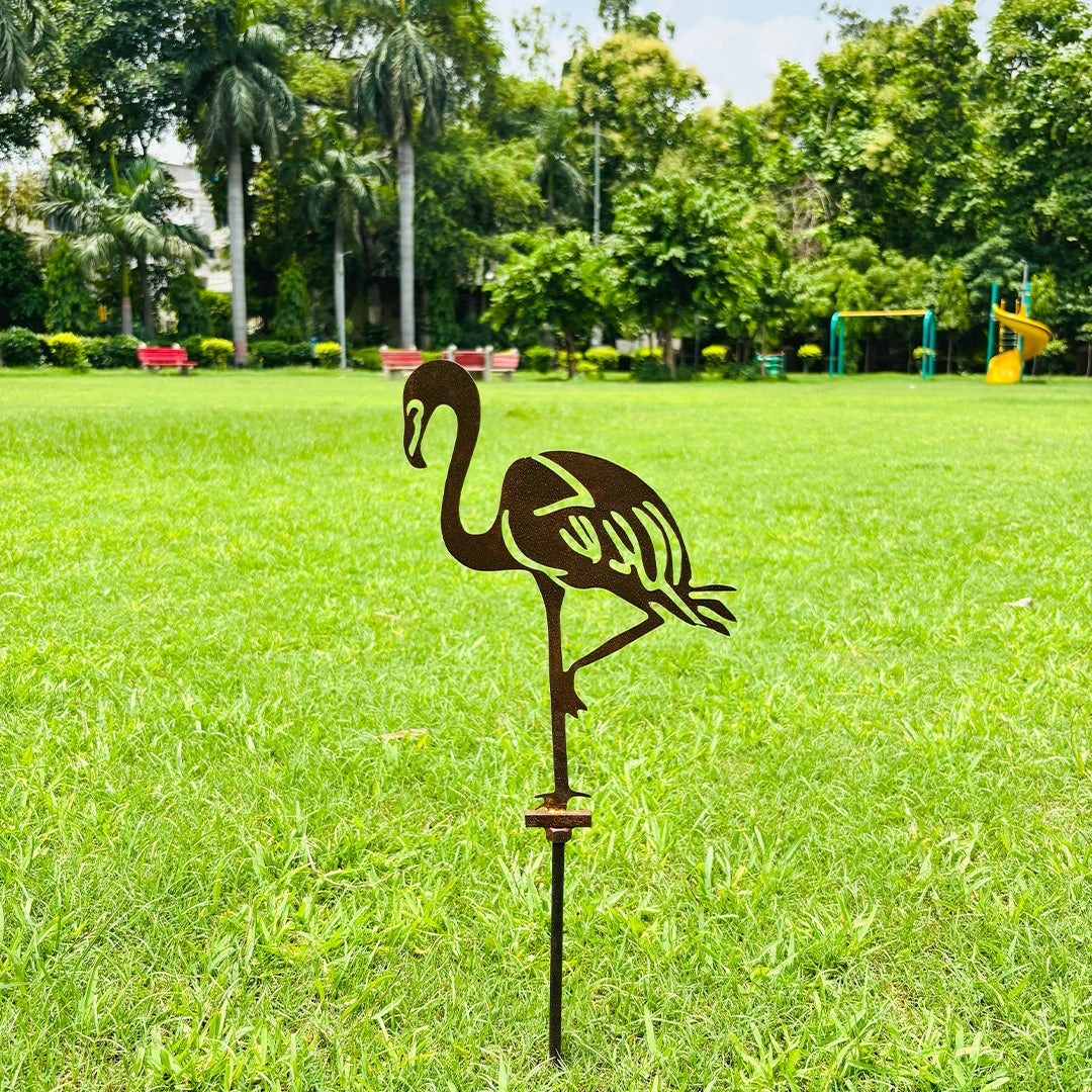 Flamingo Garden Stake