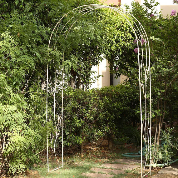 Twining Leaf & Bird Arch - Ivory