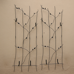 Twining Leaf & Bird Trellis