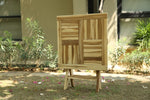 Fairford Folding Chair (Set of 2) with Foldable Square Breakfast Table