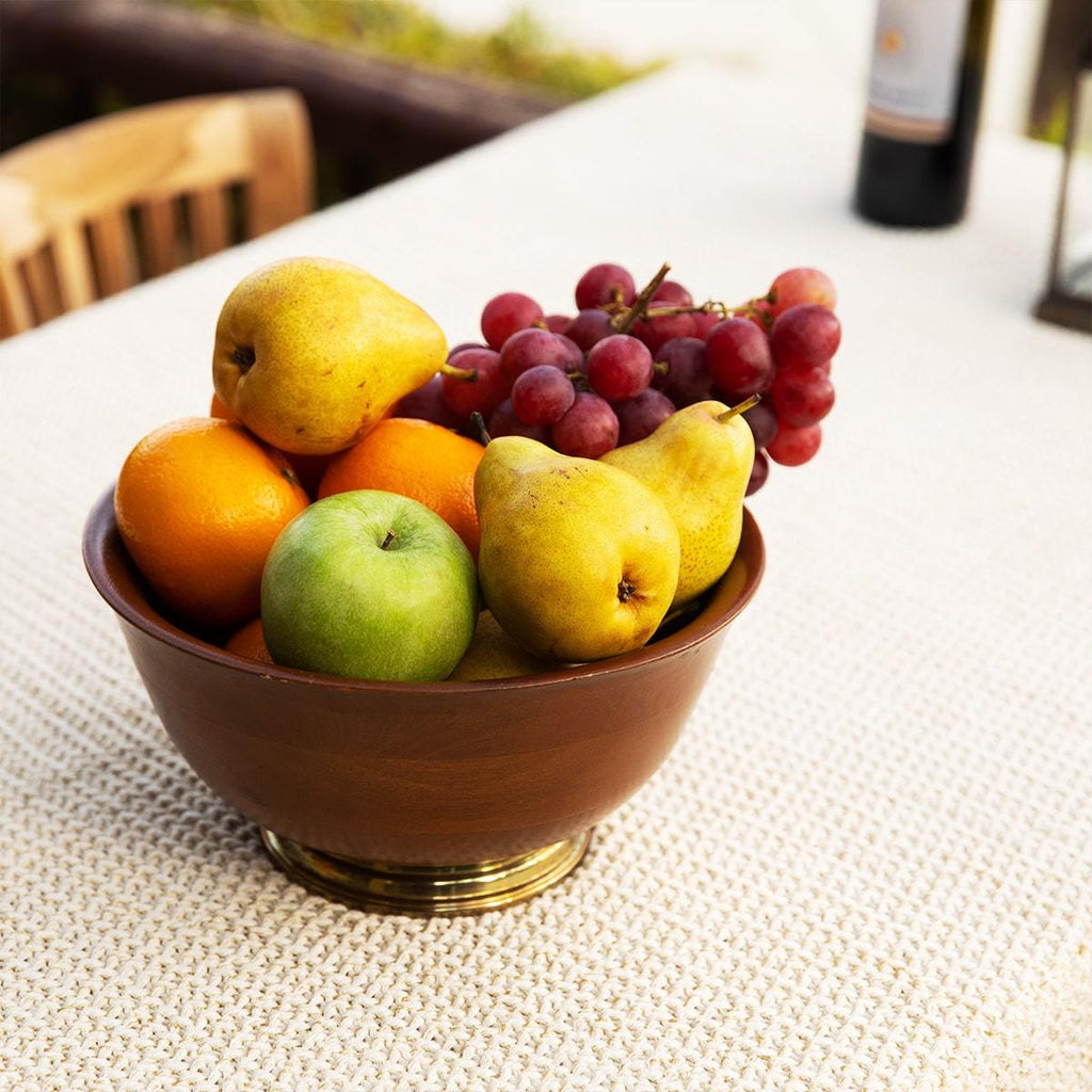 Buy Teak Wooden Fruit Bowl Online EarthGarden