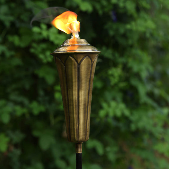 Lotus Oil Lamp Stake (Set of 2 pieces)