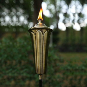 Lotus Oil Lamp Stake (Set of 2 pieces)