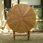 Matahari Round Table With Parabola folding