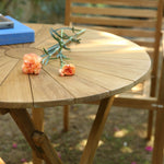 Matahari Round Table With Parabola folding