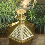 Morrocan Lanterns Satin Brass Finish