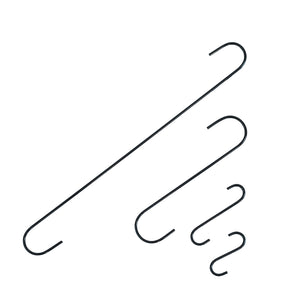 Rust Free S Hooks Online (Set of 6 Pieces)