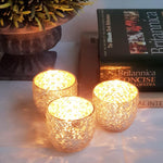 Sparkle Gold Votives (Set of 4 pcs)