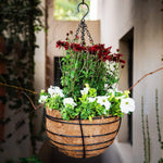 Round Hanging Basket - Set of 2 (With Coco-Liners)