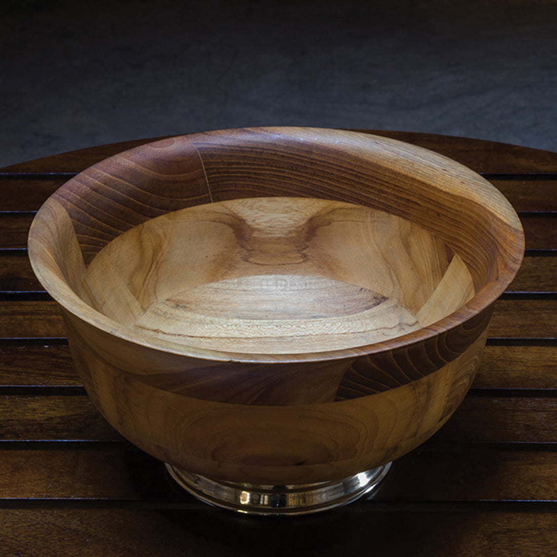 Buy Teak Wood Salad Bowl Online EarthGarden