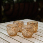 Sparkle Gold Votives (Set of 4 pcs)