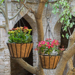 Tapered Hanging Basket for Plants (Set of 2)